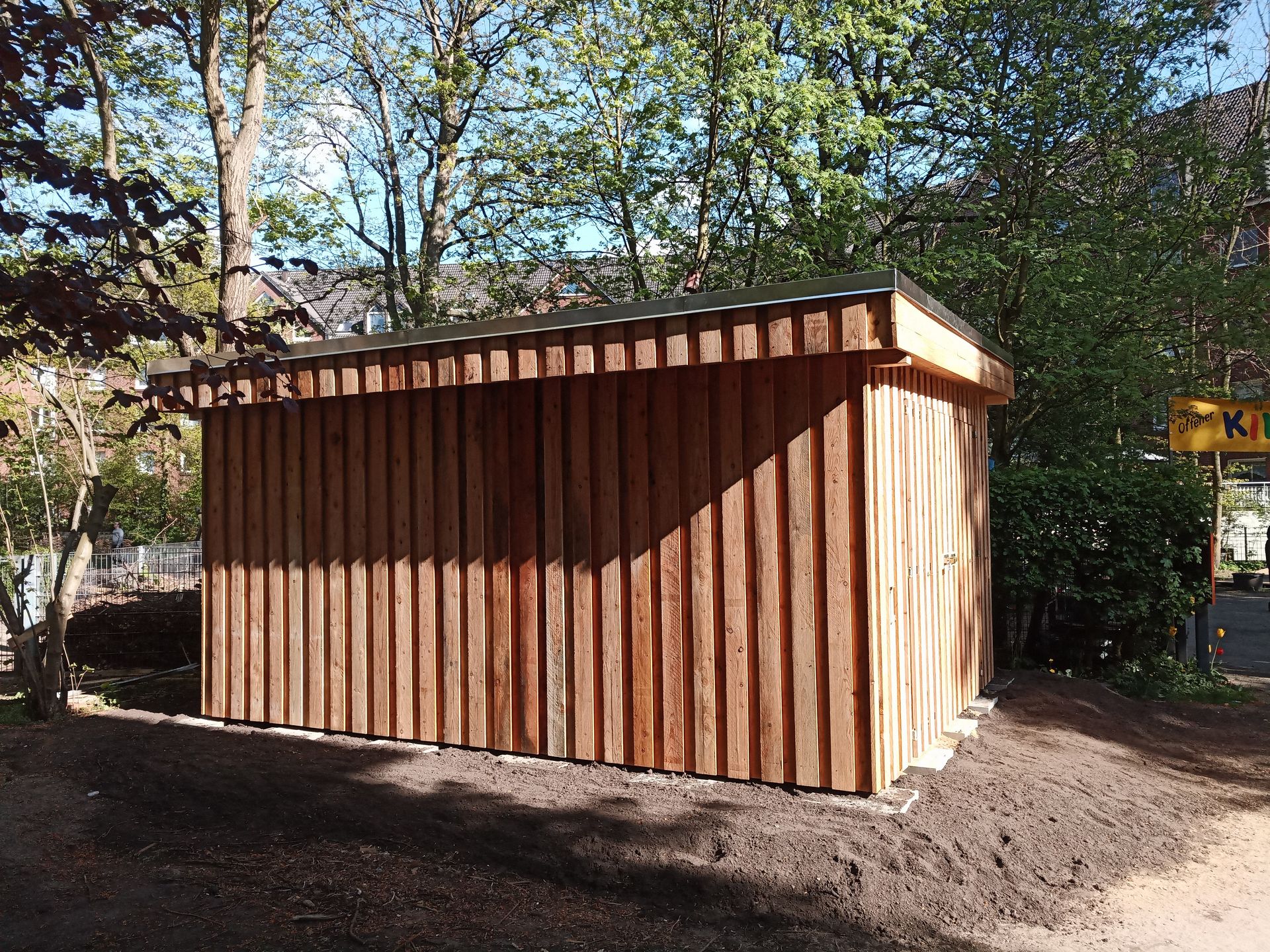 Holzschuppen in Holzrahmenbauweise – individueller Holzbau Hamburg